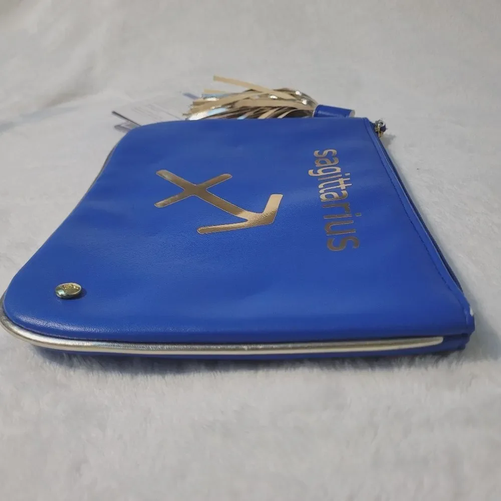 Stephanie Johnson Sagittarius Zodiac Sign Cosmetic Bag Travel Clutch New OOS - Picture 7 of 10